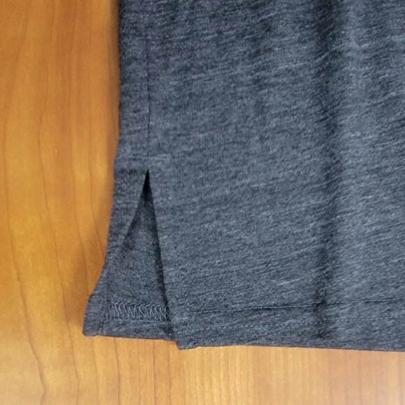 NFL Women's Heather Grey Detroit Lions Football Split Neck Short Sleeve Tee - M - Picture 6 of 7